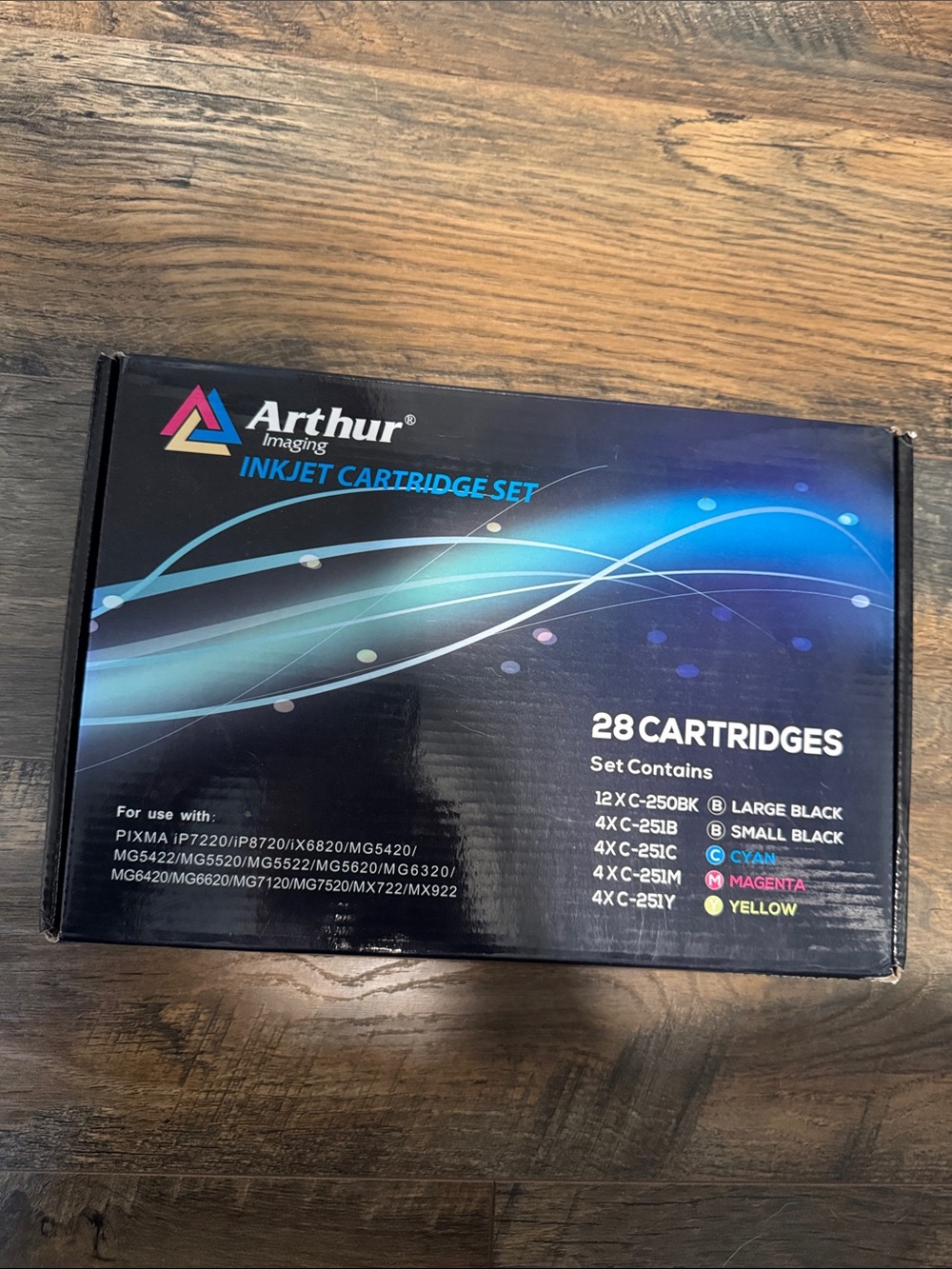 Arthur Imaging Inkjet Cartridge Set - Black & Cyan Accents